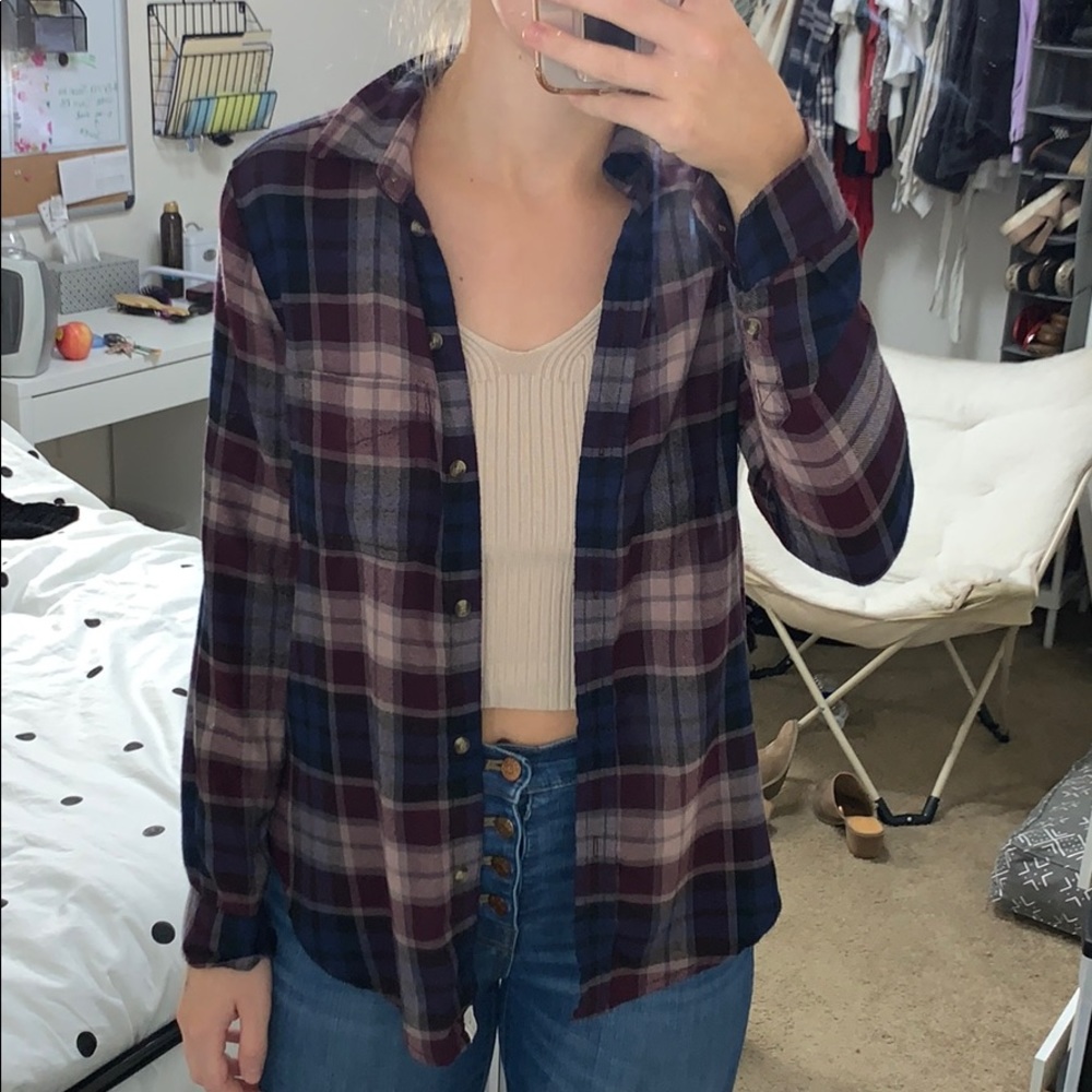 American Eagle Boyfriend Fit Flannel